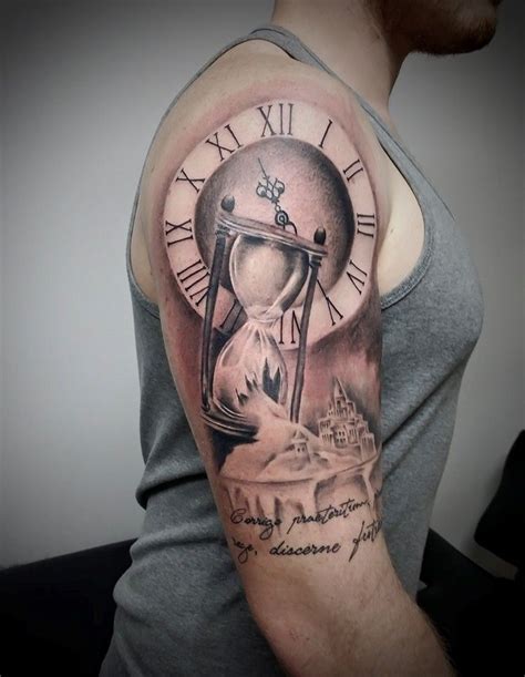 black and white traditional hourglass tattoo|59 Hourglass Tattoo Designs